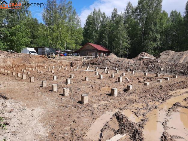 Фундамент на жб сваях для строительства дома, коттеджа